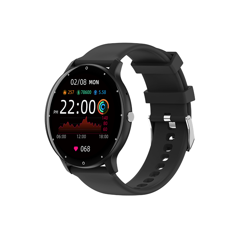 Reloj Inteligente ZL02C PRO Dafit Llamada BT Frecuencia Cardíaca Pantalla Redonda de 1.28 Pulgadas IP67 Impermeable Para Mujer y Hombre Reloj