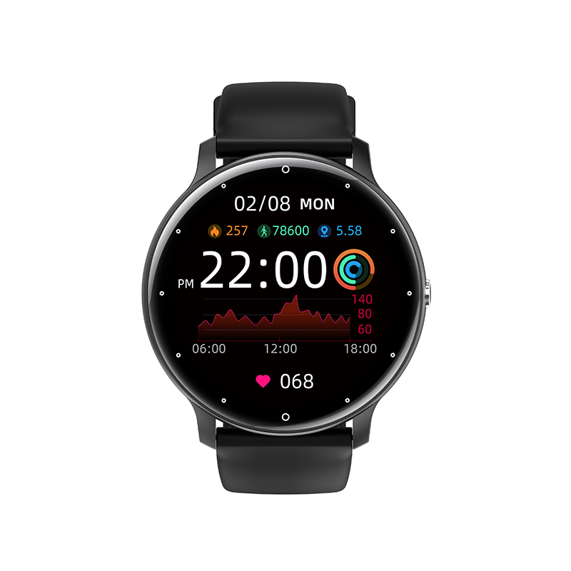 Reloj Inteligente ZL02C PRO Dafit Llamada BT Frecuencia Cardíaca Pantalla Redonda de 1.28 Pulgadas IP67 Impermeable Para Mujer y Hombre Reloj