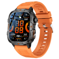 Reloj Inteligente Deportivo para Hombre con Linterna para Exteriores, Pantalla Grande de 1.96 Pulgadas, Smartwatch Impermeable IP68