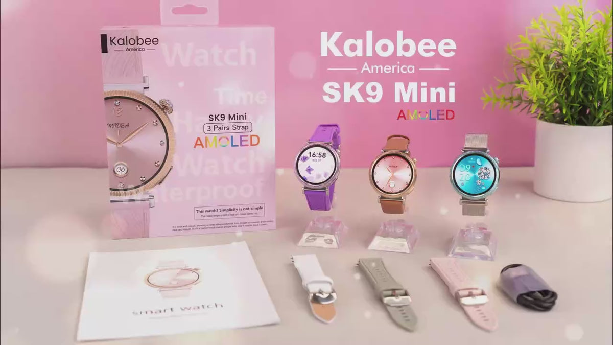 Smartwatch Kalobee para mujer Amoled HY-SK9mini IP68 Waterproof Fitness
